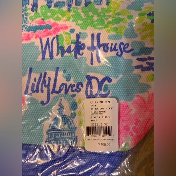 Lilly Pulitzer Lilly loves DC Mercato tote - Picture 10 of 13